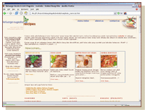 recipes page april 2005